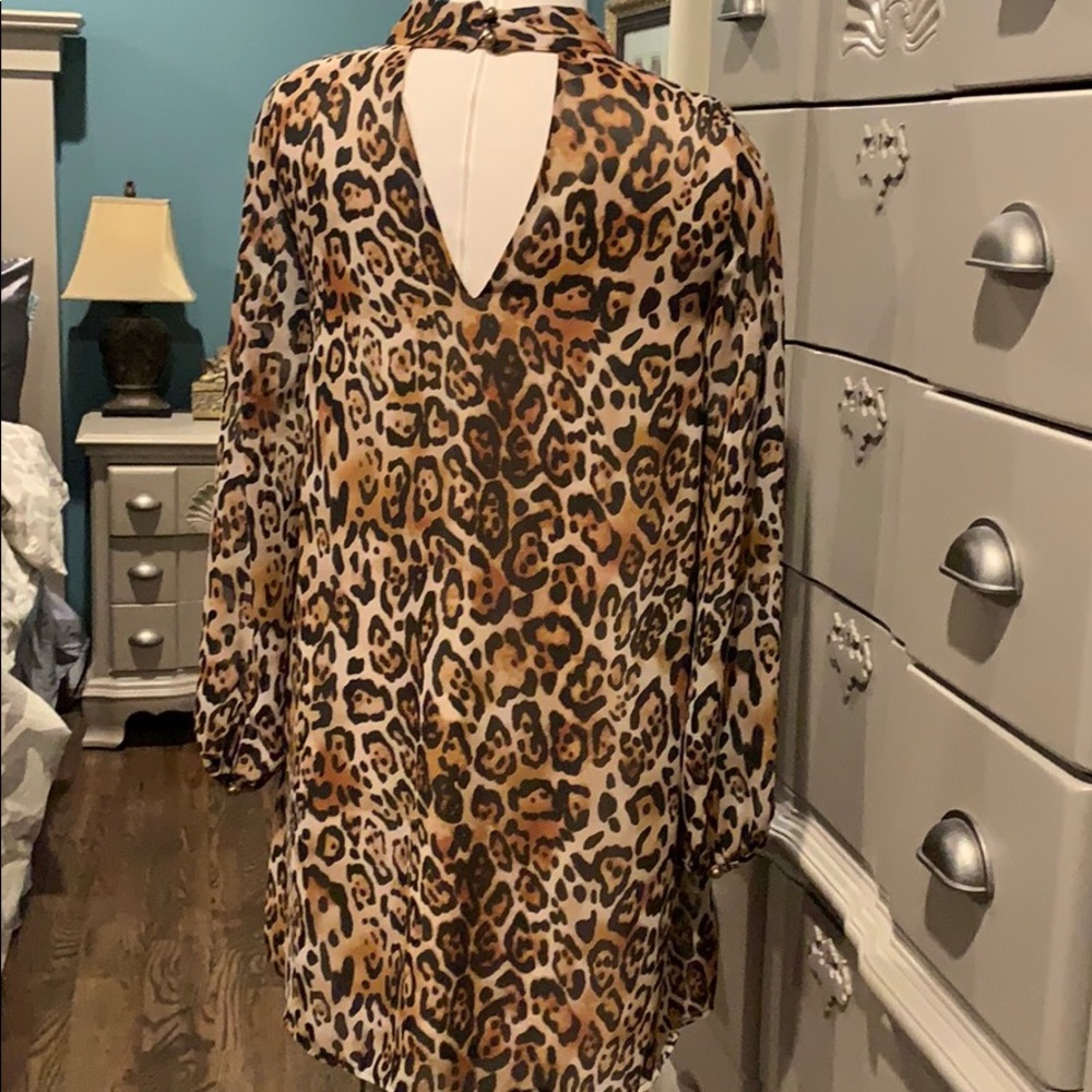Peach Love animal print dress - Picture 6 of 13